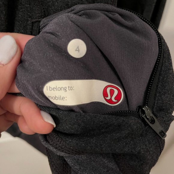 Lululemon Dark Gray Jacket Size 4 - Picture 3 of 3